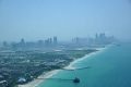 Dubai: Skyline vom 27. Stockwerk des Burj al Arab aus gesehen