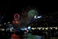 Feuerwerk im Hamburger Hafen