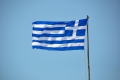 Griechische Flagge auf Rhodos