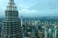 Kuala Lumpur: Ausblick von den Petronas Twin Towers 