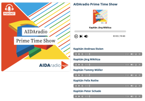 AIDAradio Mediathek (Screenshot)