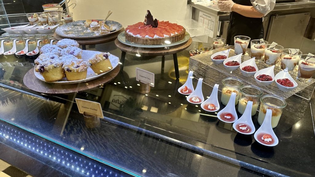 Desserts im Buffetrestaurant