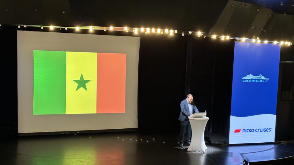 Vortrag des Lektors über den Senegal