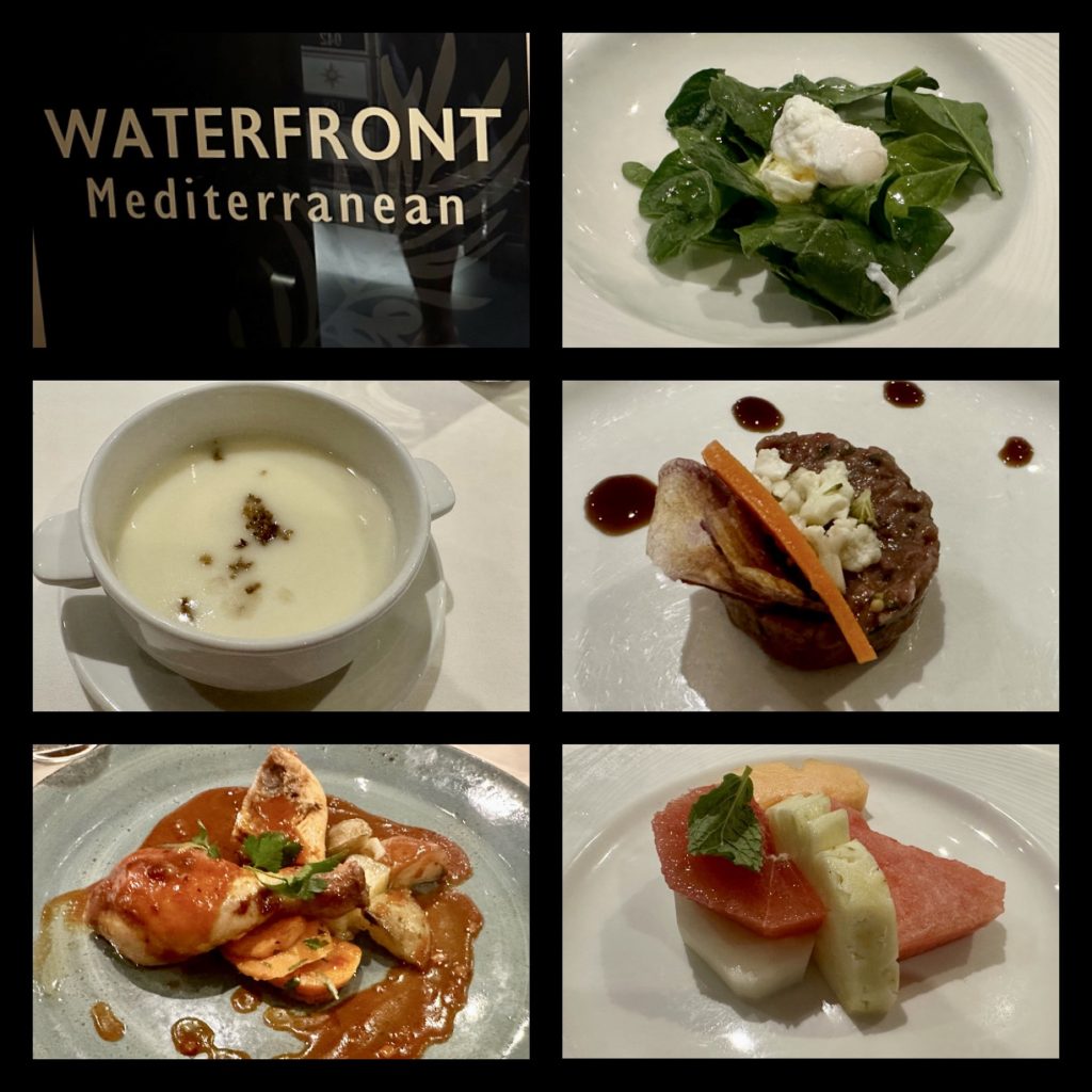 Dinner im Waterfront Mediterranean (Harald)