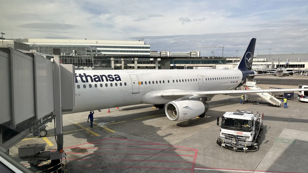 Ankunft in Frankfurt