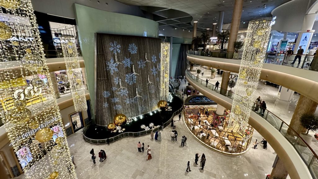 Wasserfall in der Dubai Mall