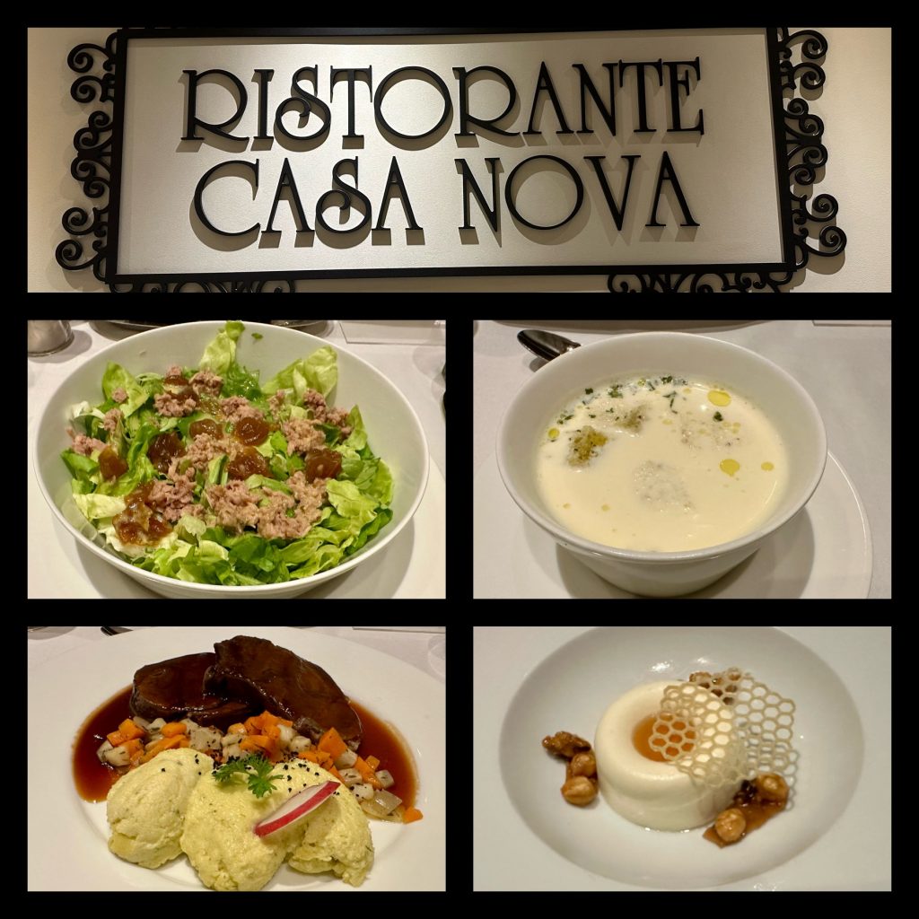 Abendessen im Casa Nova
