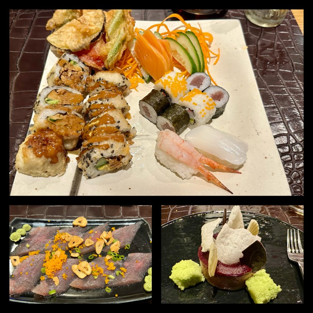 Abendessen an der Sushi Bar