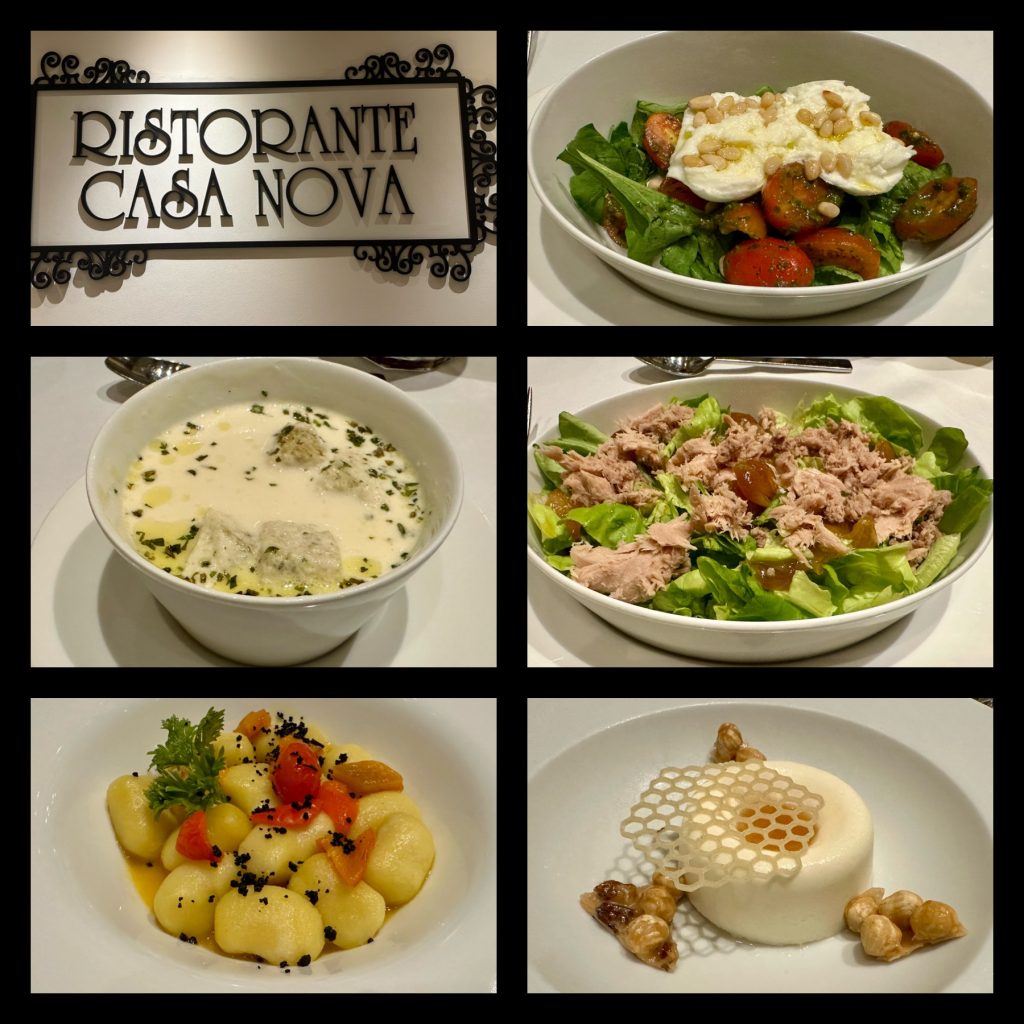 Abendessen im Casa Nova