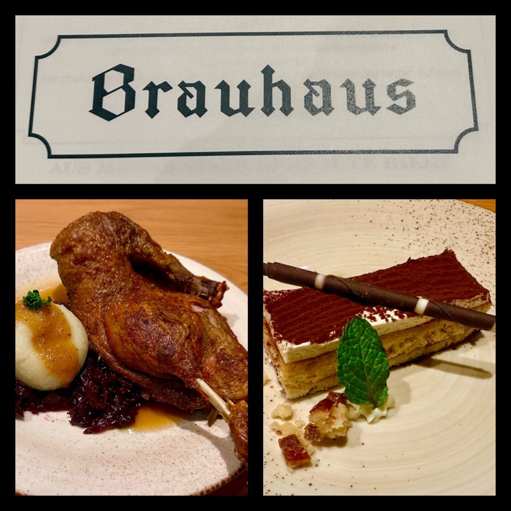 Abendessen im Brauhaus