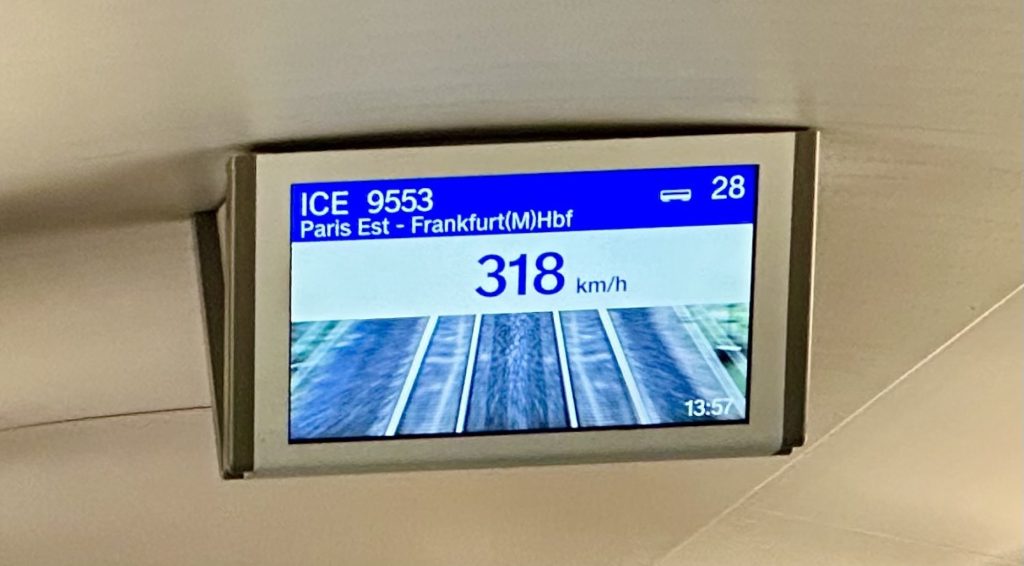 ICE Paris - Frankfurt
