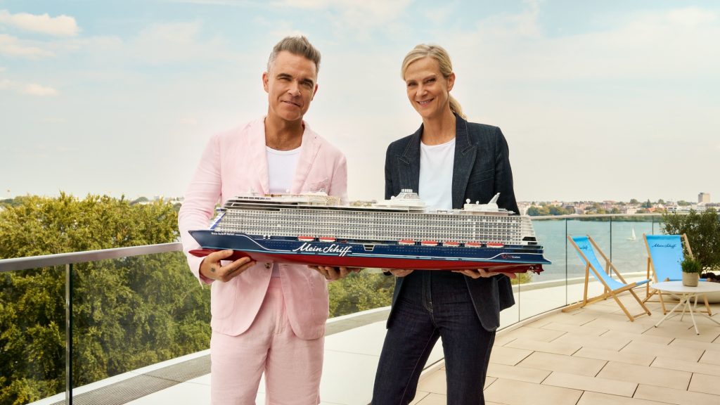 Robbie Williams und Wybcke Meier