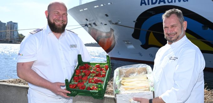 06.05.2025 · Heimat auf dem Teller - Deutscher Spargel und Erdbeeren aus der Region an Bord der AIDA Schiffe [Pressemeldung]